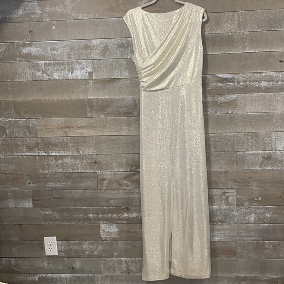 Alex Marie shimmery formal full length dress size 12 - Picture 5 of 12